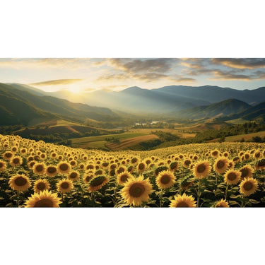 Sunflower Landscape canvas
